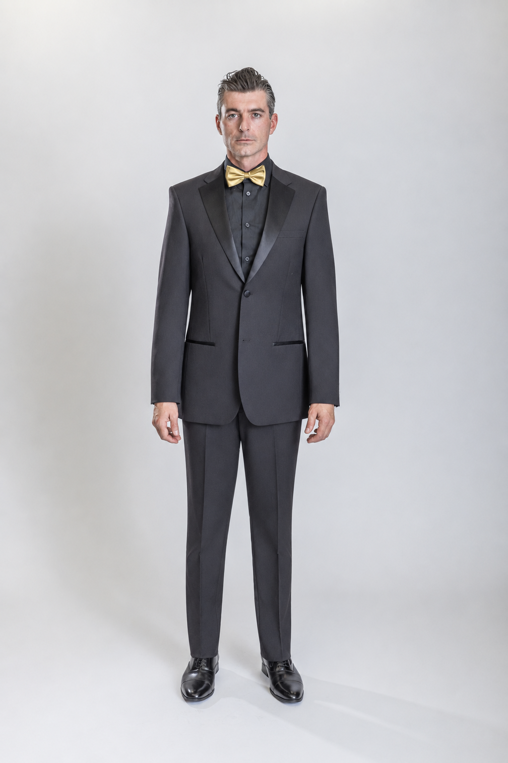 Opera men’s black slim-fit two-piece tuxedo — view 1