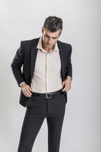 Load image into Gallery viewer, Waverly men’s black regular-fit wool blazer — view 2