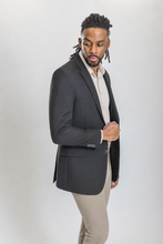 Load image into Gallery viewer, Encore men’s black slim-fit blazer — view 1