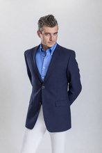 Load image into Gallery viewer, Encore men’s navy slim-fit blazer — view 1