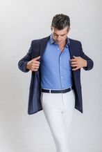 Load image into Gallery viewer, Encore men’s navy slim-fit blazer — view 2