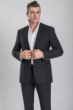 Load image into Gallery viewer, Camden men’s black regular-fit blazer — view 1