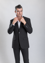 Load image into Gallery viewer, Camden men’s black regular-fit blazer — view 2