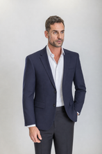 Load image into Gallery viewer, Camden men’s navy regular-fit blazer — view 2