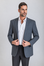 Load image into Gallery viewer, Camden men’s gray regular-fit blazer — view 3