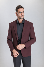 Load image into Gallery viewer, Camden men’s burgundy regular-fit blazer — view 2