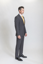 Load image into Gallery viewer, Mayfair men’s charcoal regular-fit wool suit — view 3