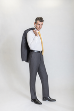 Load image into Gallery viewer, Mayfair men’s charcoal regular-fit wool suit — view 4