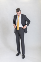 Load image into Gallery viewer, Mayfair men’s charcoal regular-fit wool suit — view 5