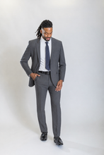 Load image into Gallery viewer, Savile men’s charcoal slim-fit wool suit — view 5