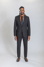 Load image into Gallery viewer, Hudson men’s black slim-fit two-piece suit — view 1