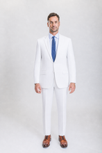 Load image into Gallery viewer, Hudson men’s white slim-fit two-piece suit — view 1