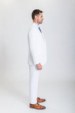 Load image into Gallery viewer, Hudson men’s white slim-fit two-piece suit — view 2