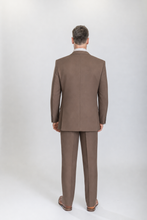 Load image into Gallery viewer, Hudson men’s cocoa regular-fit two-piece suit — view 3