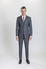 Load image into Gallery viewer, Windsor men’s gray slim-fit three-piece suit — view 1