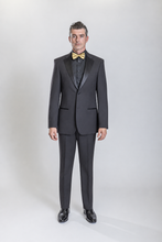Load image into Gallery viewer, Opera men’s black slim-fit two-piece tuxedo — view 1