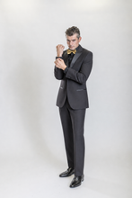 Load image into Gallery viewer, Opera men’s black slim-fit two-piece tuxedo — view 3