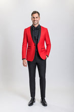 Load image into Gallery viewer, The Premiere — Men’s Red Shawl-Lapel Tuxedo — supplier view 4