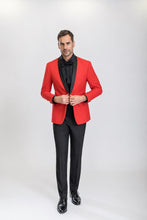 Load image into Gallery viewer, The Premiere — Men’s Red Shawl-Lapel Tuxedo — supplier view 5