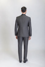Load image into Gallery viewer, The Riviera — Men’s Charcoal Shawl-Lapel Tuxedo — supplier view 2